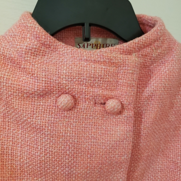 Sapphire size small Vintage pink tweed - Picture 3 of 6